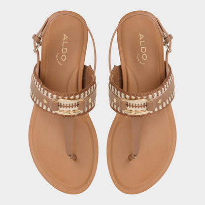 Aldo Taylen Medium Brown Women's Festival shoes accessories - T-strap sandal