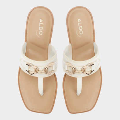 Aldo Coralynna in White Bone 14053516 - T-strap sandal