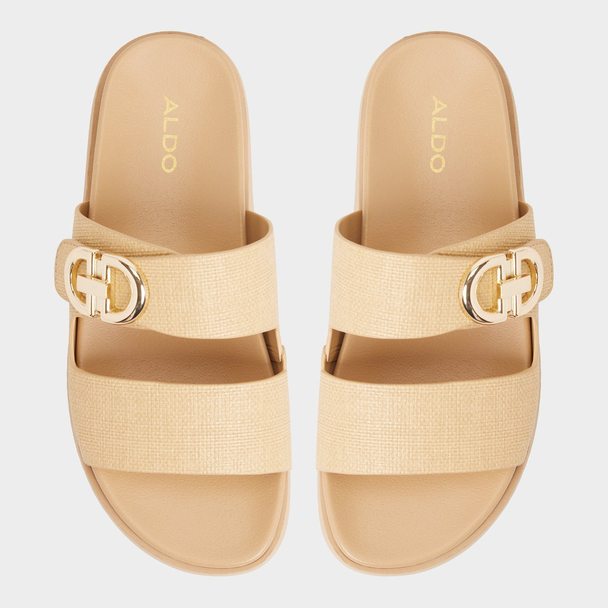 Aldo Daisymae Natural Women's Footbed sandals -