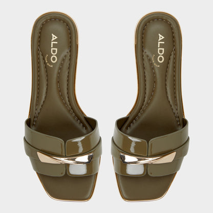 Aldo Darlina Other Green Women's Flats - Slide sandal
