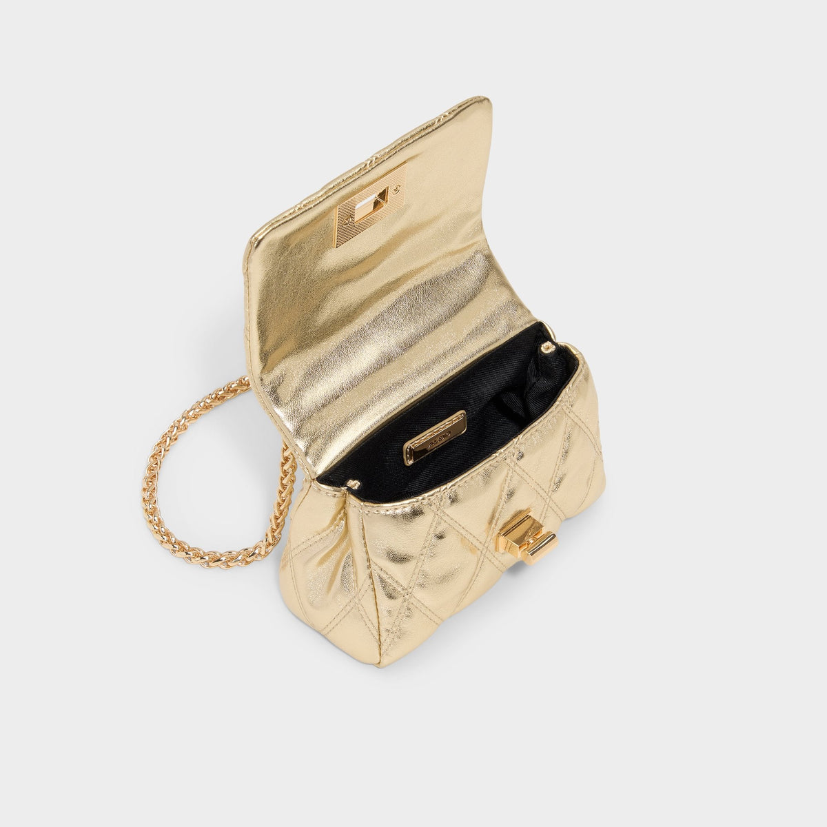 Aldo Ledia Gold Women's Iridescent metallics - Crossbody bag