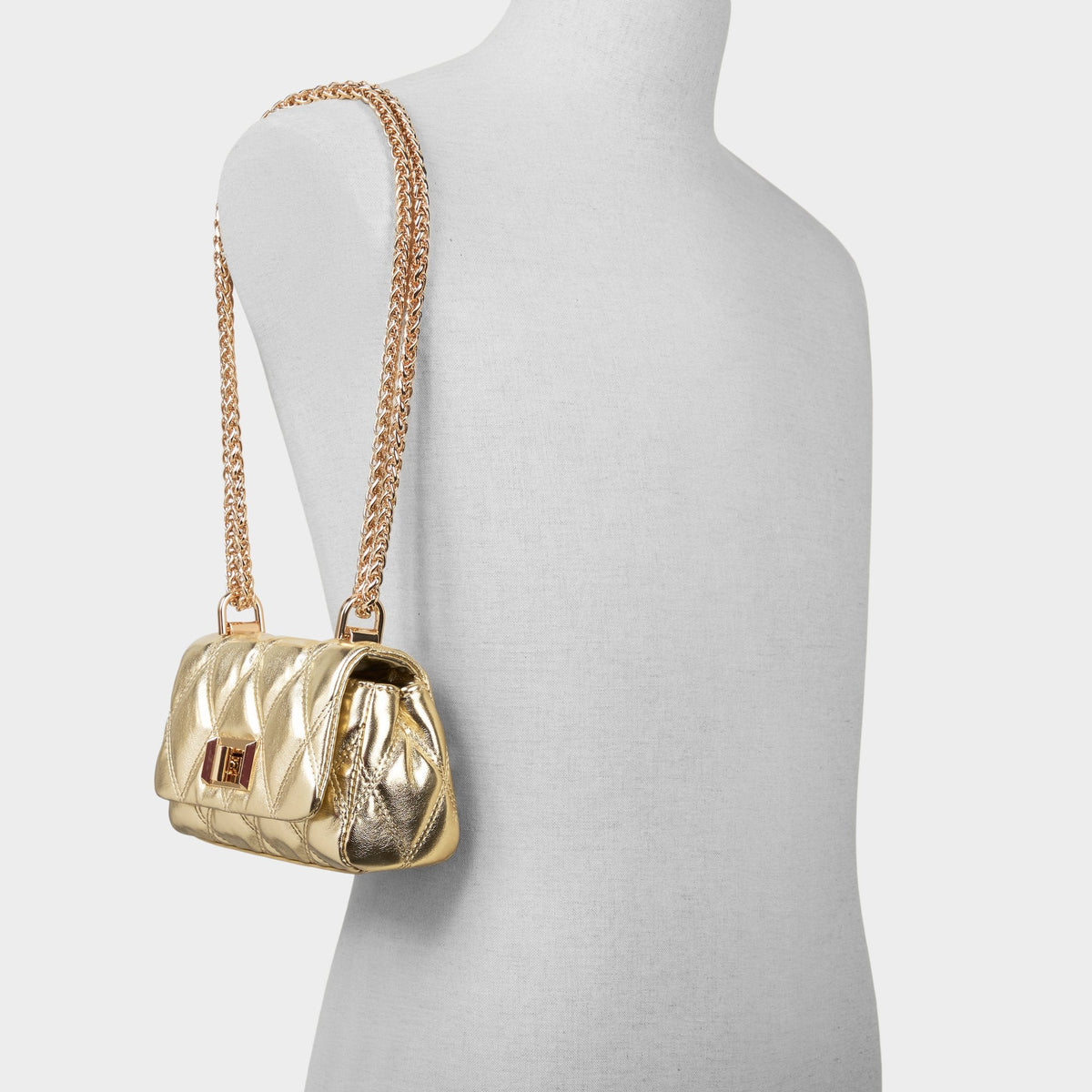 Aldo Ledia Gold Women's Iridescent metallics - Crossbody bag