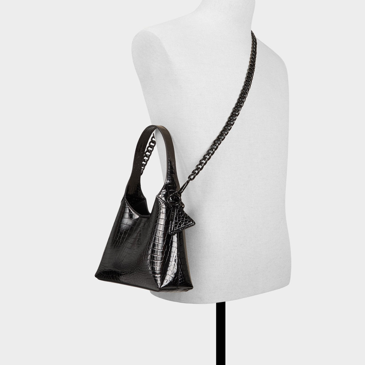 Aldo Smallharperr Black/Black Women's Shoulder Bags - Hobo bag