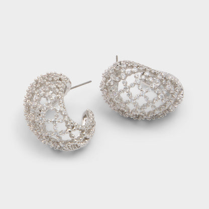 Aldo Mairah in Silver Clear Multi - Earrings