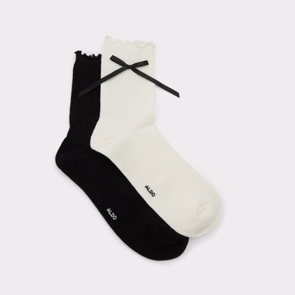 Aldo Cutiebow in Black White - Socks