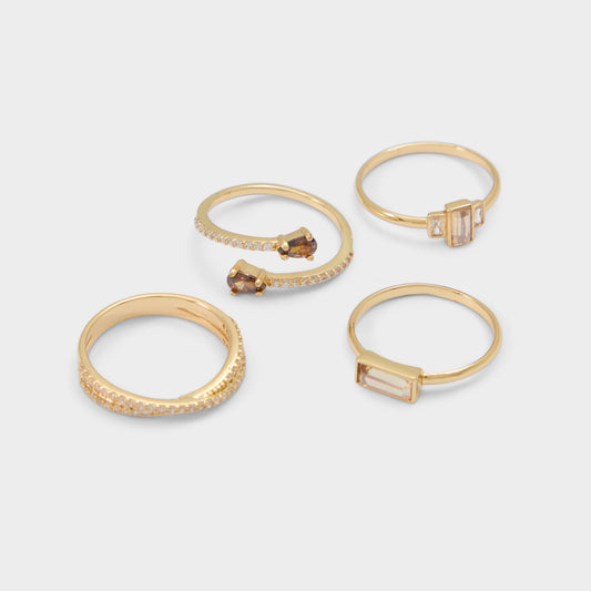 Aldo Yeikin in Light Brown - Multi finger rings
