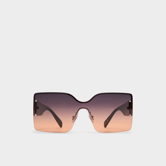Aldo Lalaendrax Black/Gold Multi Women's Square - Square sunglasses