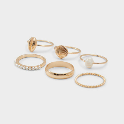 Aldo Shellchic Ice Women's Rings - Stackable rings