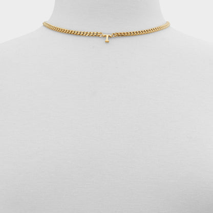 Aldo Yourletters Medium Yellow Women's Necklaces - Necklace
