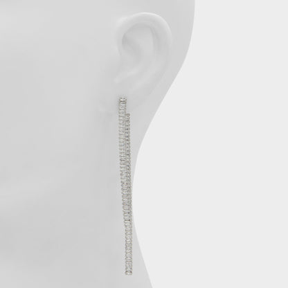 Aldo Svetna Silver/Clear Multi Women's Earrings - Drop earrings