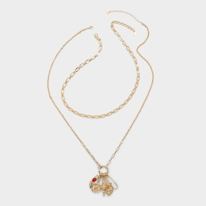 Aldo Bellari in Gold - Charm necklace