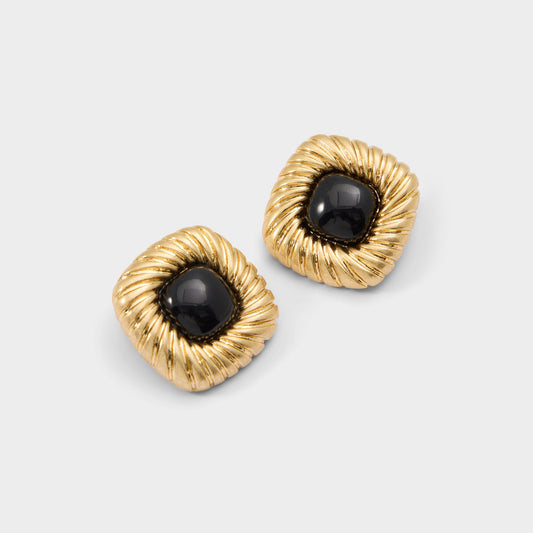 Aldo Myrage in Black Gold Multi - Statement earrings