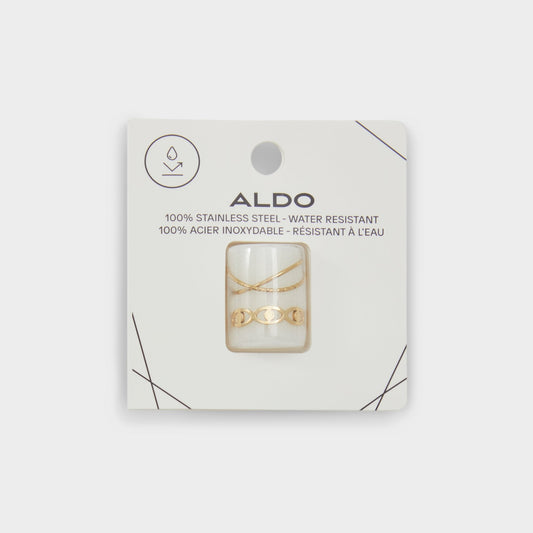 Aldo Twisted Gold Women's Stainless Steel - Toe ring