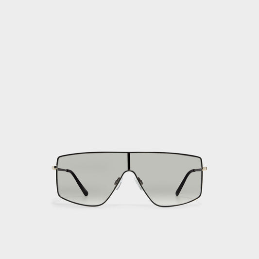 Aldo Priren Black/Gold Multi Women's Shield - Shield sunglasses