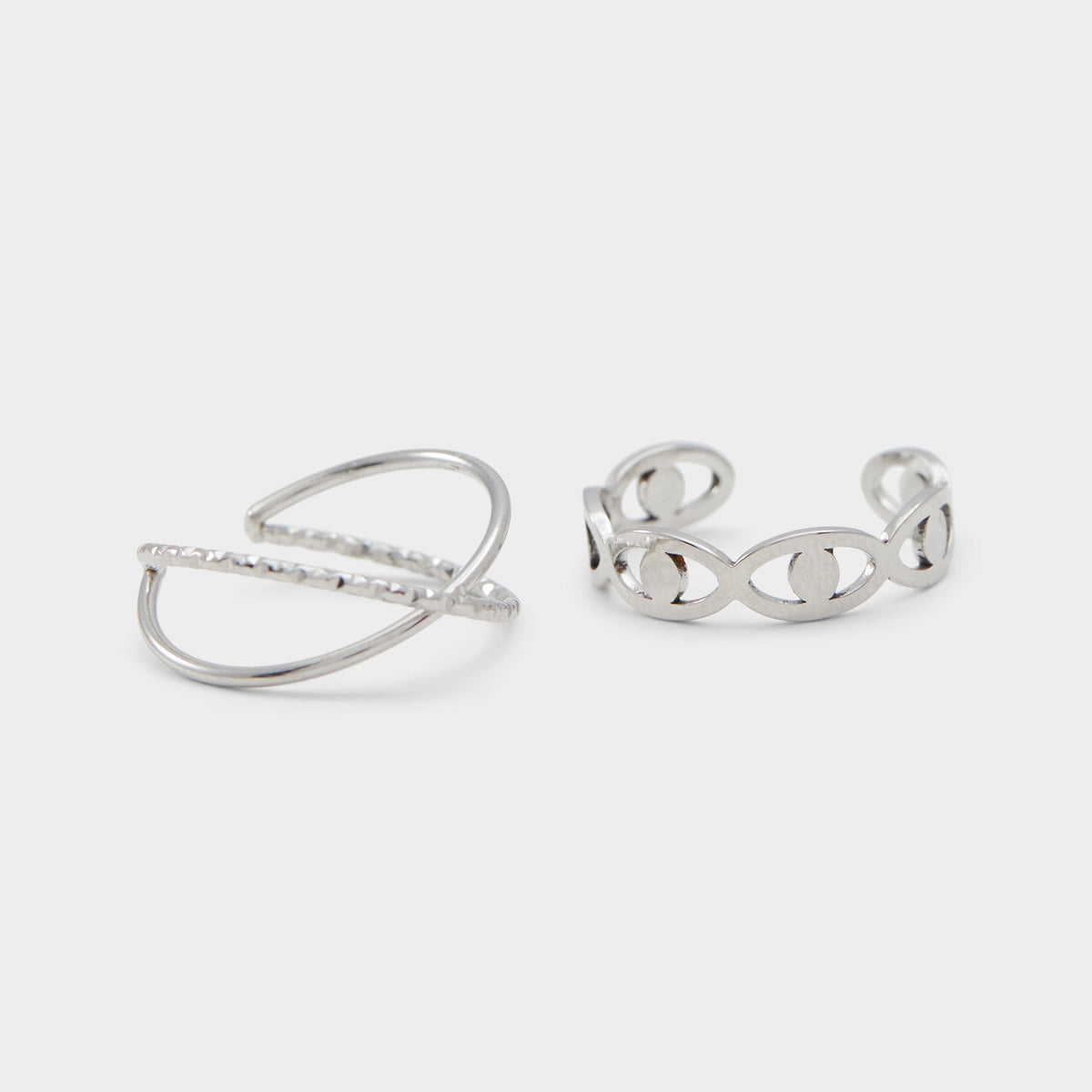 Aldo Twisted Silver Women's Rings - Toe ring