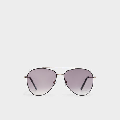 Aldo Arilicanx Black/Gold Multi Women's Aviator - Aviator sunglasses