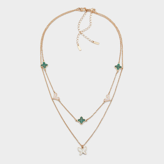 Aldo Cheriish Pastel Multi Women's Necklaces - Layered necklace