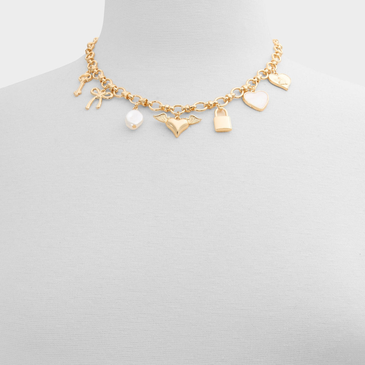 Aldo Cupidscharms in Ice - Charm necklace
