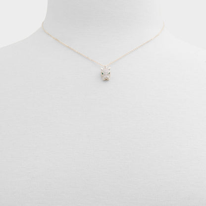 Aldo Jerarewien in Silver Clear Multi - Necklace