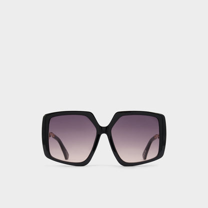 Aldo Asya Black/Gold Multi Women's Square - Square sunglasses
