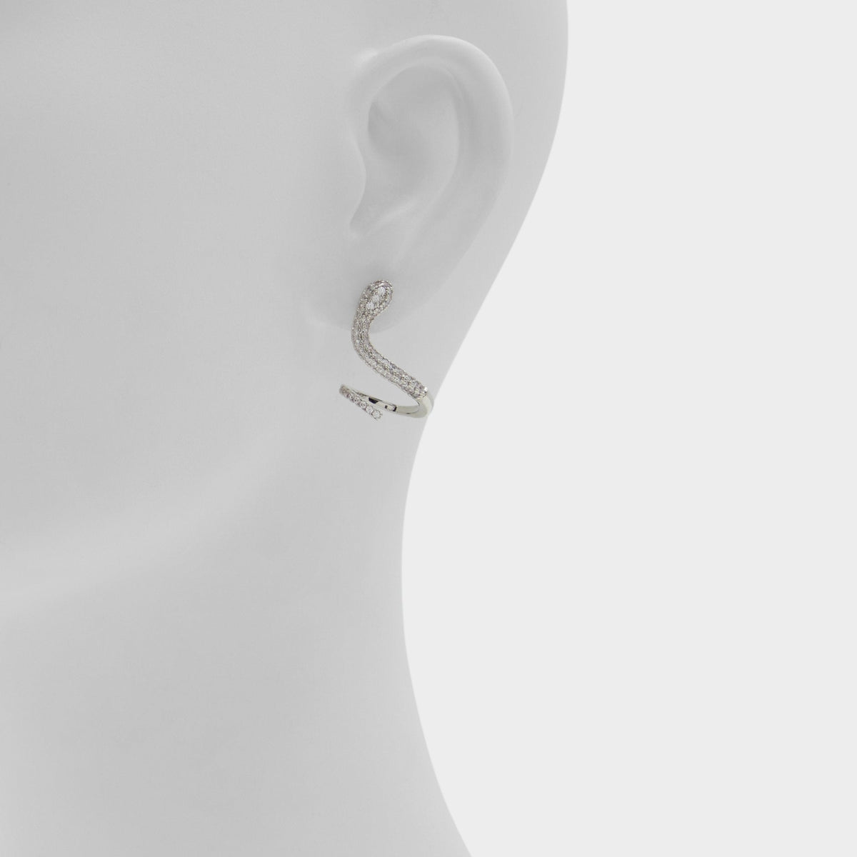 Aldo Popeye Silver/Clear Multi Women's Earrings - Earrings