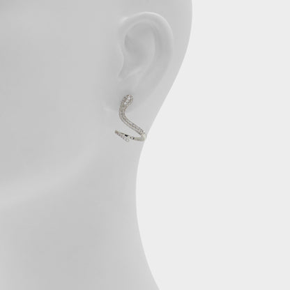 Aldo Popeye Silver/Clear Multi Women's Earrings - Earrings