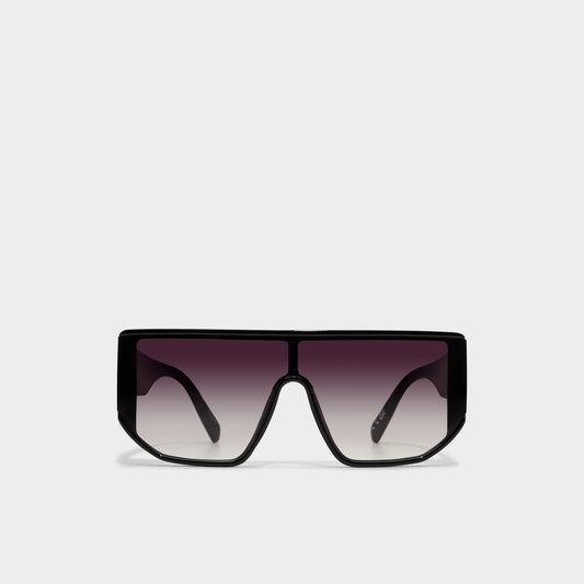 Aldo Thiedan Black/Gold Multi Women's Shield - Shield sunglasses
