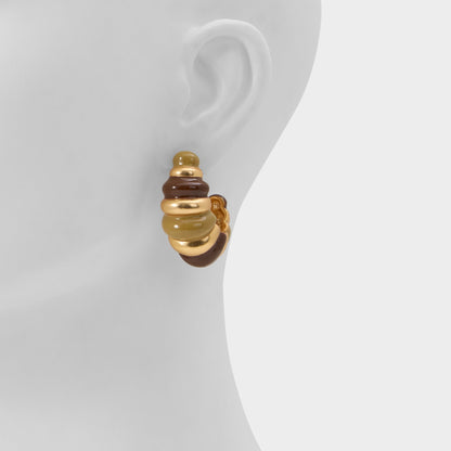 Aldo Samarra in Light Brown - Hoop earrings