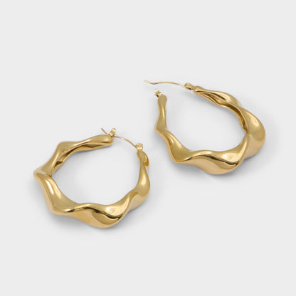 Aldo Patroklos Gold Women's Earrings - Hoop earrings