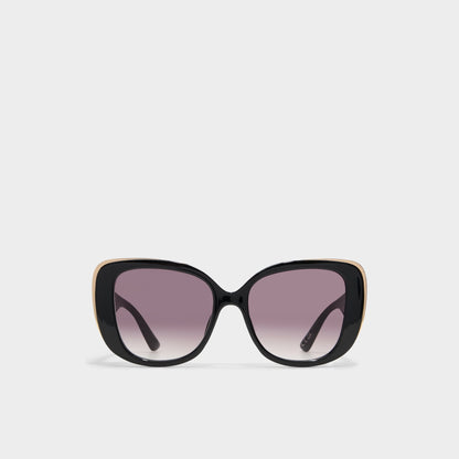 Aldo Dorkayx Black/Gold Multi Women's Square - Square sunglasses