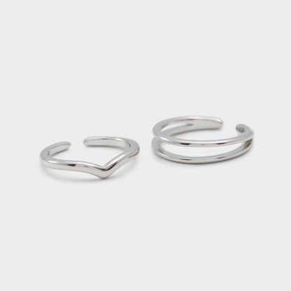 Aldo Ardgowan Silver Women's Stainless Steel - Toe ring