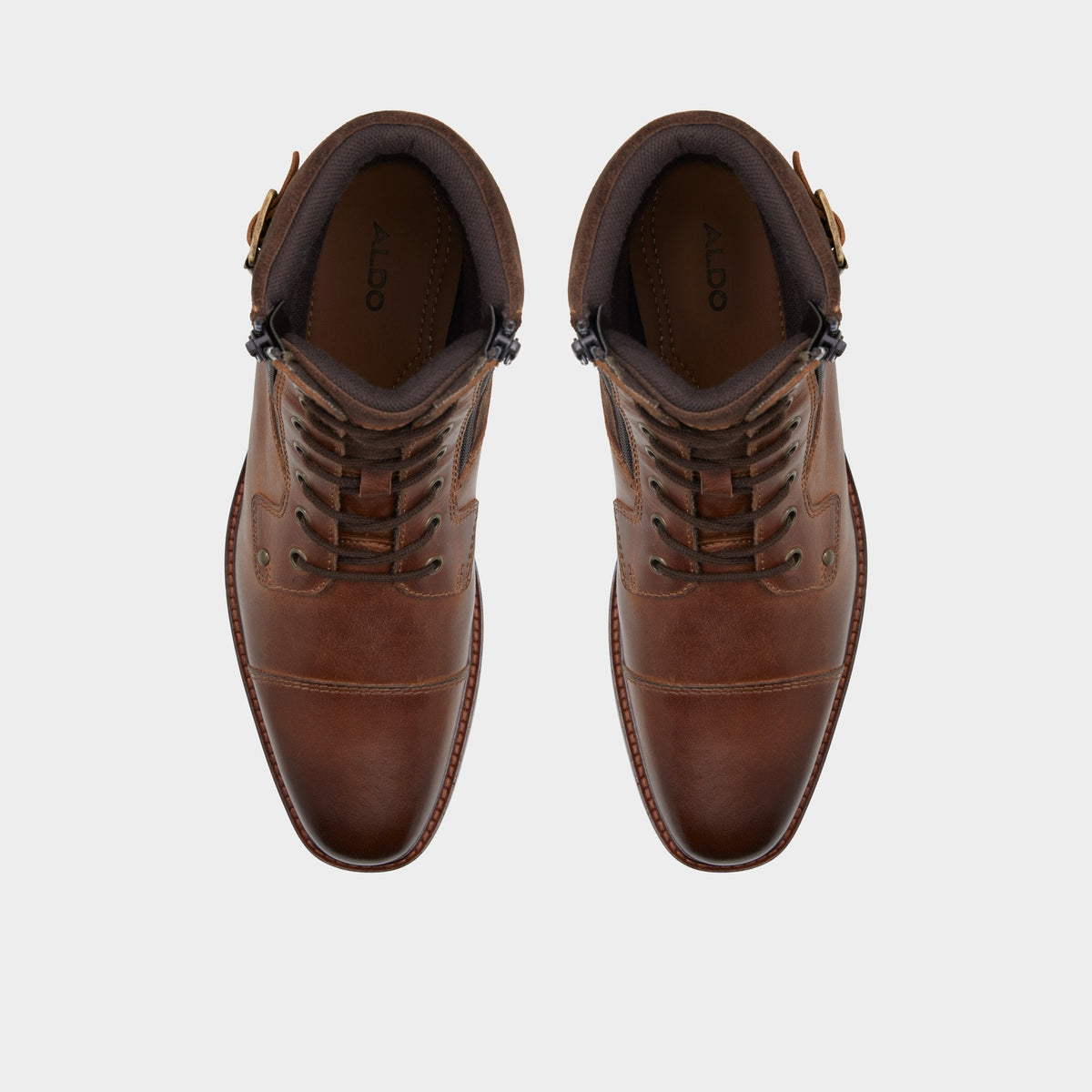 Aldo Constantine Dark Brown Men's Lace-up boots - Lace-up boot