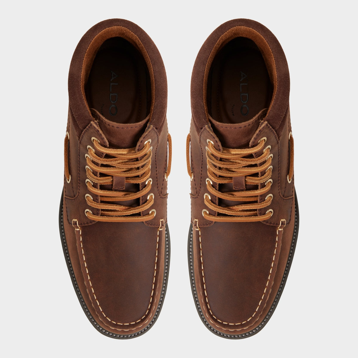 Aldo Farrell in Medium Brown - Combat boot, Lug sole