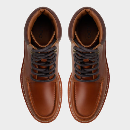 Aldo Grier in Cognac - Combat boot, Lug sole
