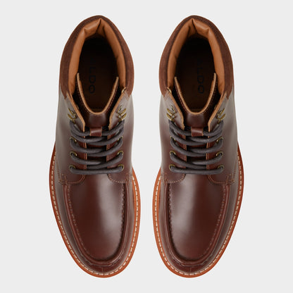 Aldo Grier in Medium Brown - Combat boot, Lug sole