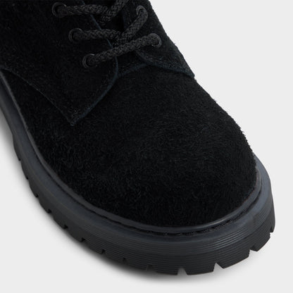 Aldo Doublezero in Black - Combat boot, Lug sole