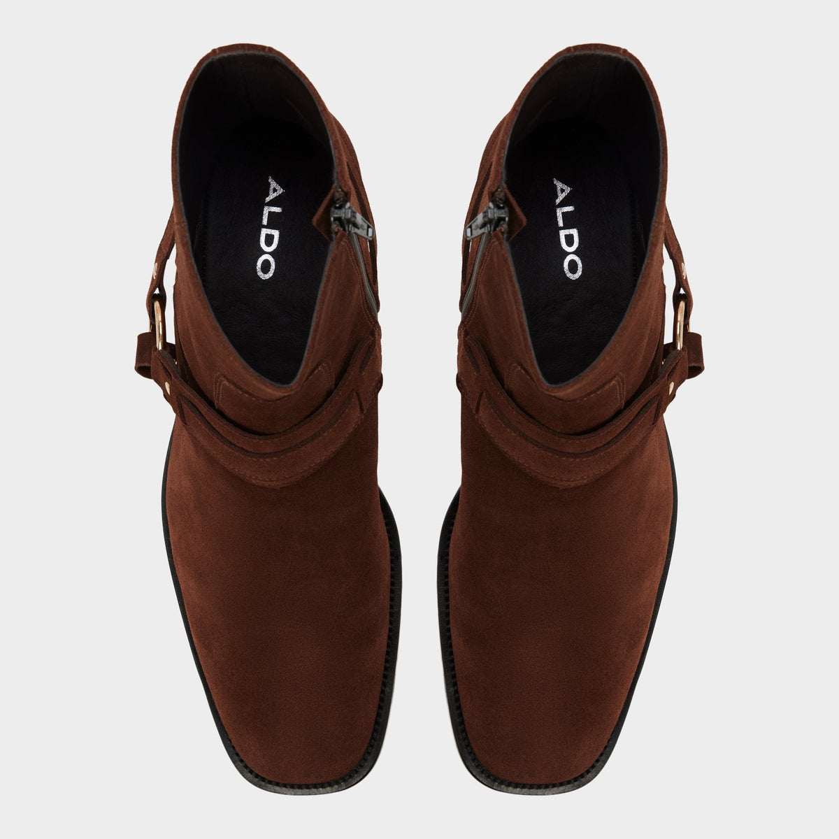 Aldo Marcos in Dark Brown - Ankle boot, Block heel