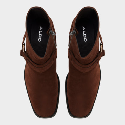 Aldo Marcos in Dark Brown - Ankle boot, Block heel