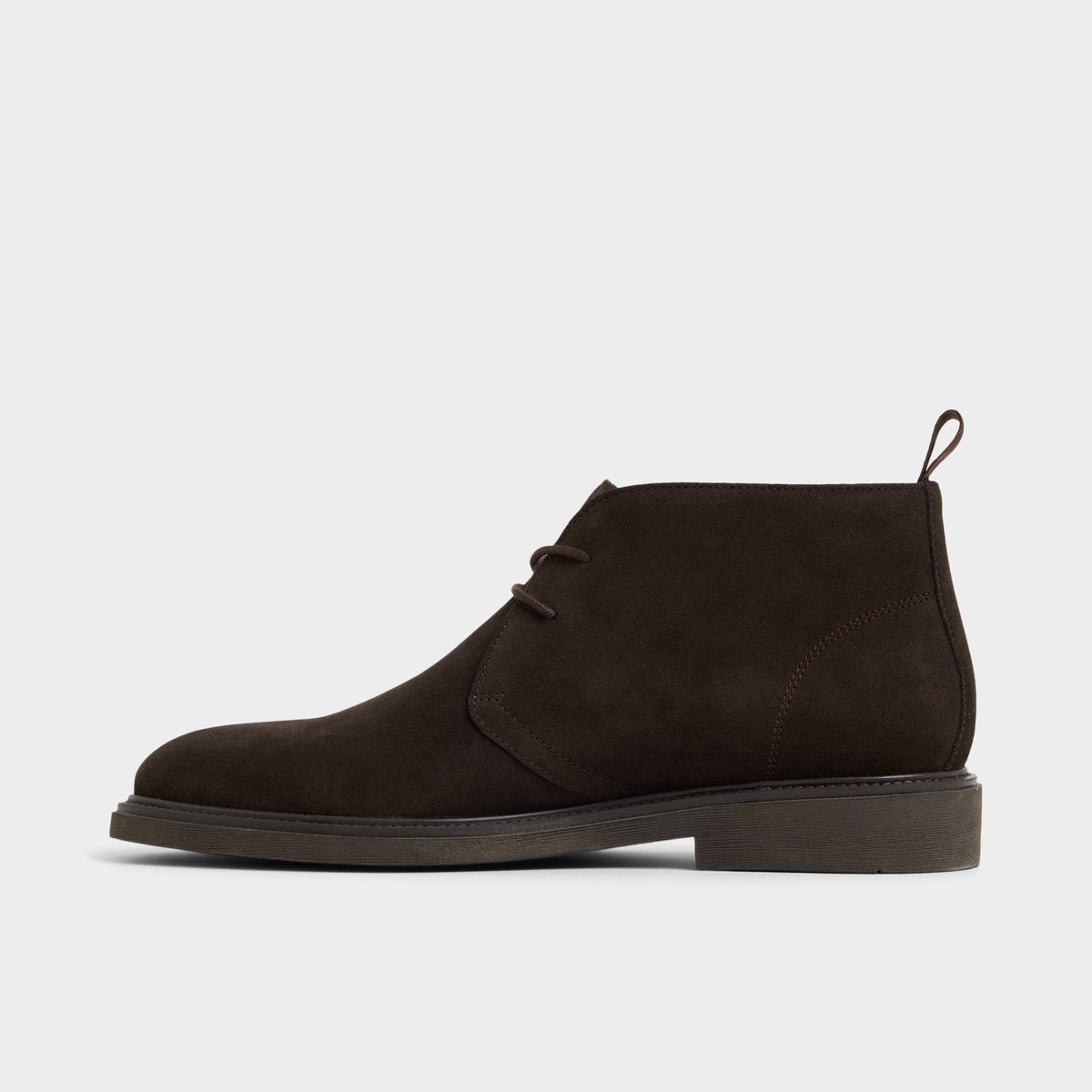 Aldo Jefrey Dark Brown Leather Suede Men's Chukka boots - Chukka boot