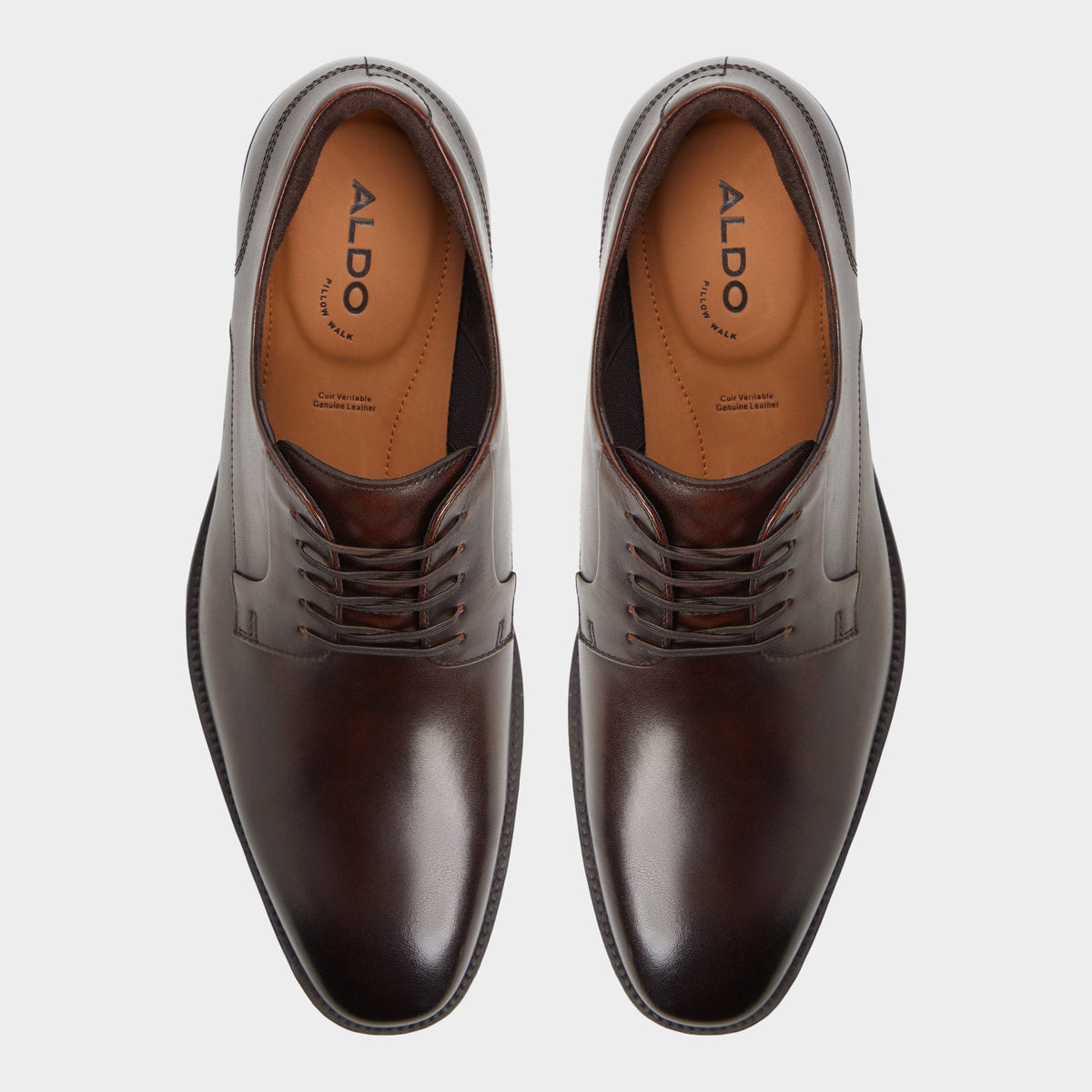 Aldo Teodoro Medium Brown Men's Dress Shoes - Derby shoe
