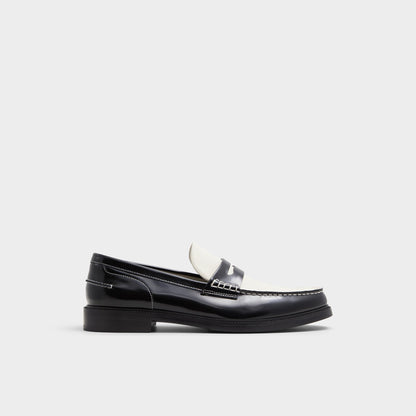 Aldo Kieran Black/White Men's Dress Shoes - Loafer