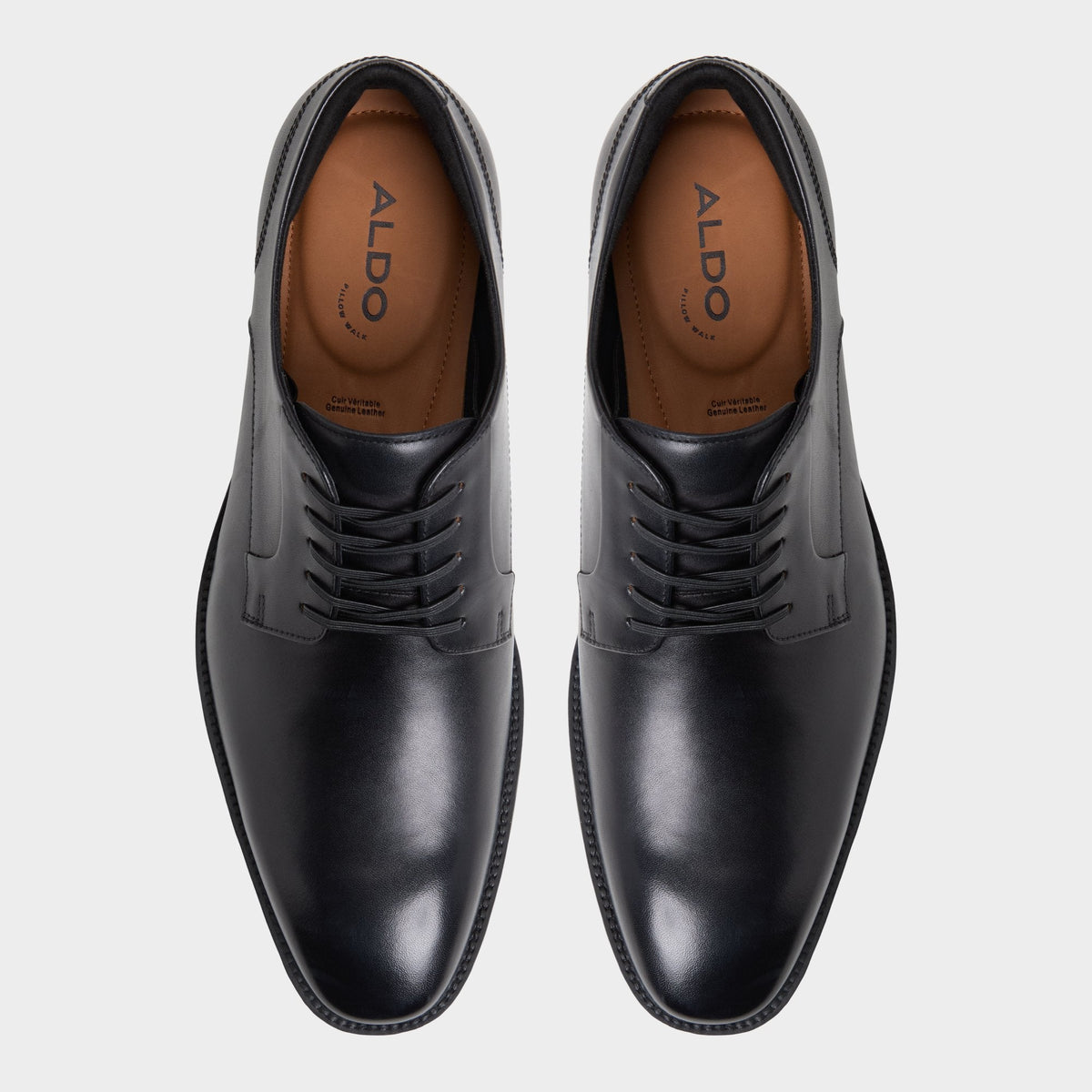 Aldo Teodoro Black Men's Dress Shoes - Derby shoe