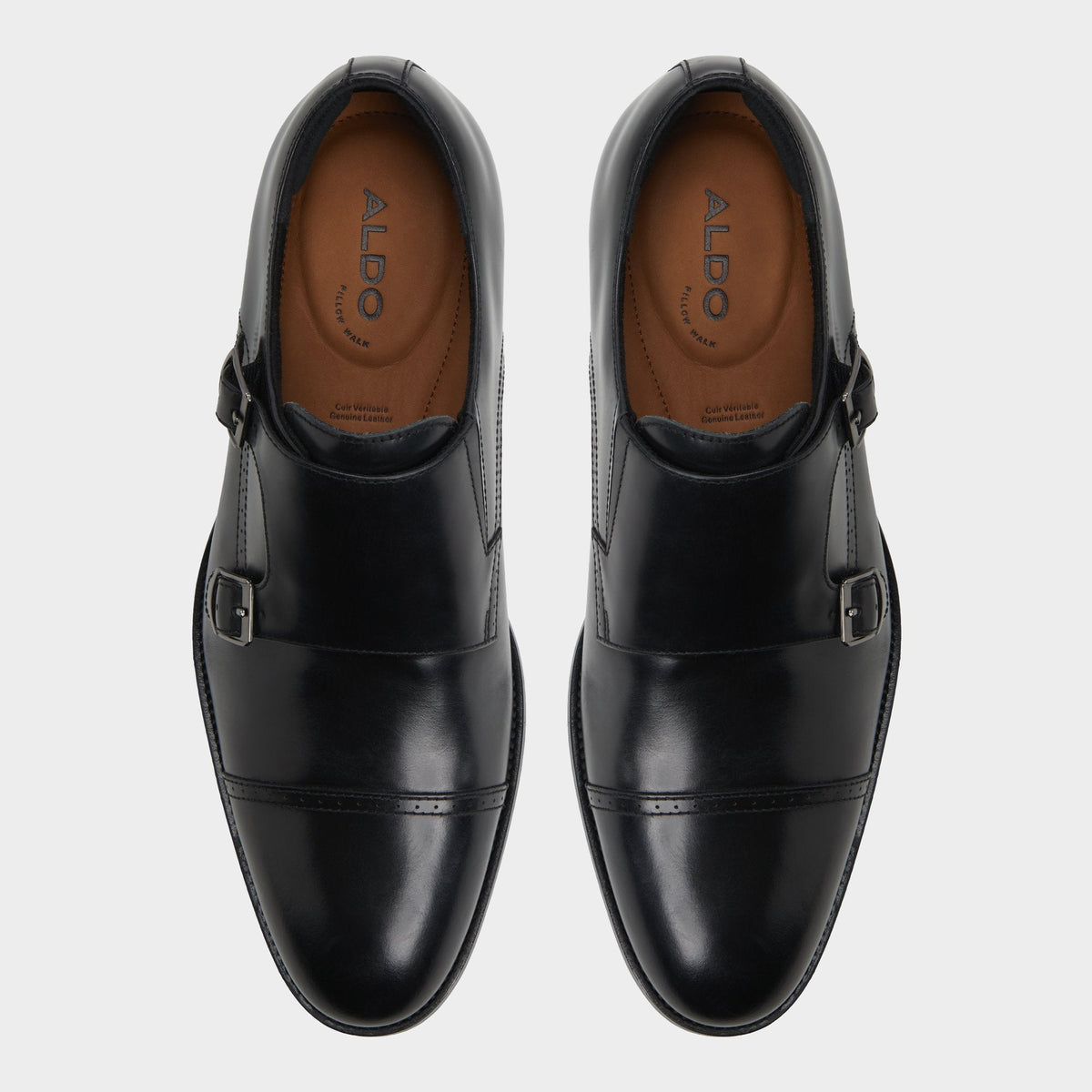 Aldo Zelasien in Black - Monkstrap loafer