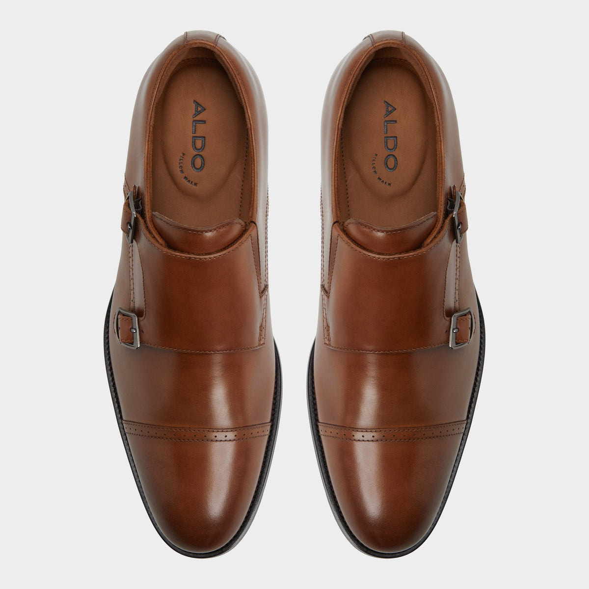 Aldo Zelasien in Cognac - Monkstrap loafer
