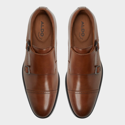 Aldo Zelasien in Cognac - Monkstrap loafer