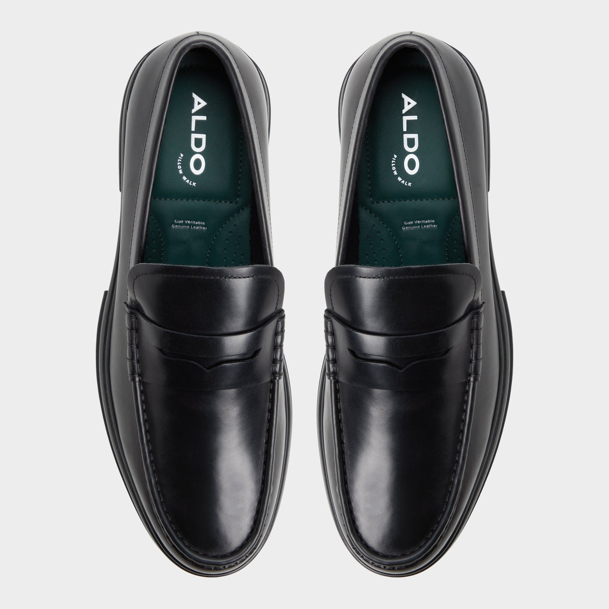 Aldo Tucker Black Men's Loafers & Slip-Ons - Loafer