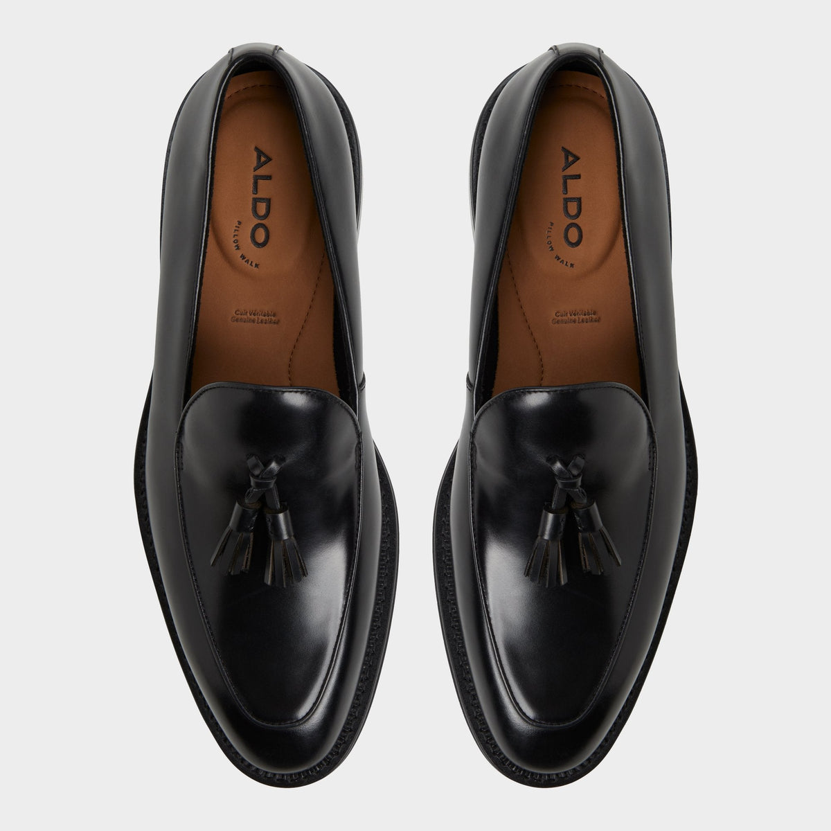 Aldo Portos Black Men's Dress Shoes - Loafer