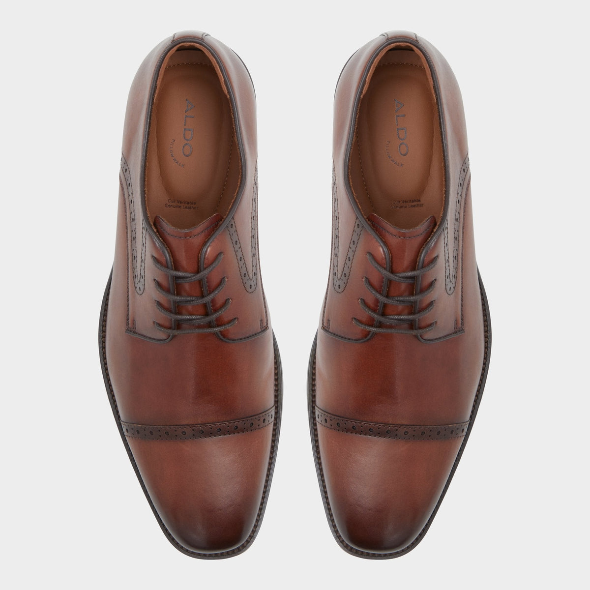 Aldo Bronko Cognac Men's Oxfords & Lace-ups - Derby shoe