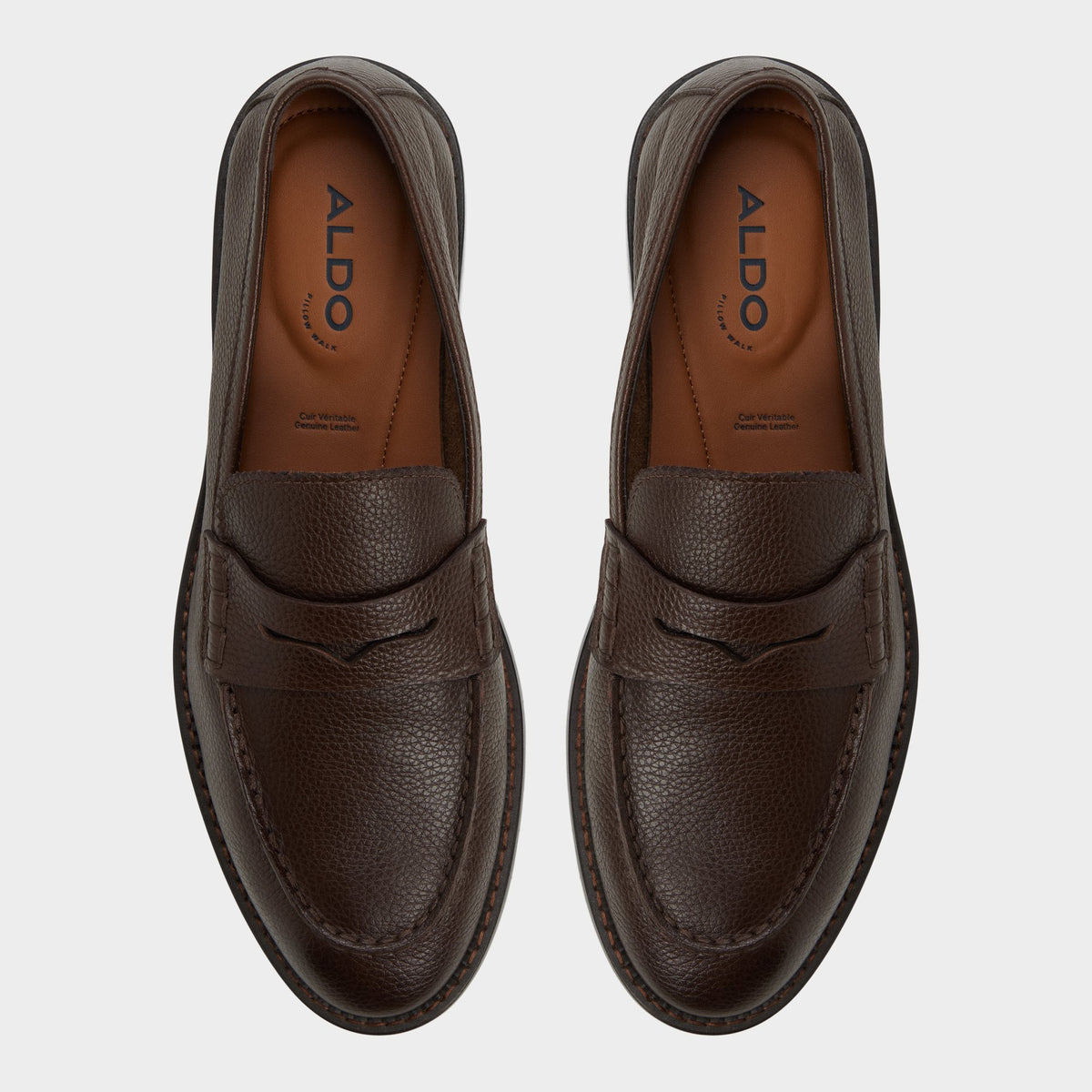 Aldo Melvillee in Dark Brown - Loafer