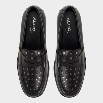 Aldo Keifer Black/Silver Multi Men's Dress Shoes - Loafer